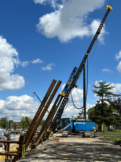 Junttan Piling Rig Key to Pile Installation On Navy Yard Project | For ...