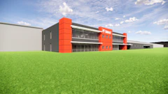 The facility will feature areas for welding, painting, and assembly, as well as an on-site warehouse and office space.