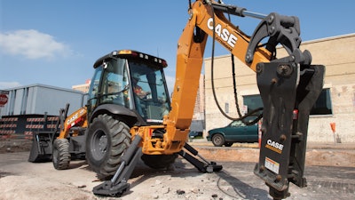 Backhoes can be used to do everything from laying pipe to digging trenches and can even break up concrete or asphalt with a hydraulic hammer attachment.