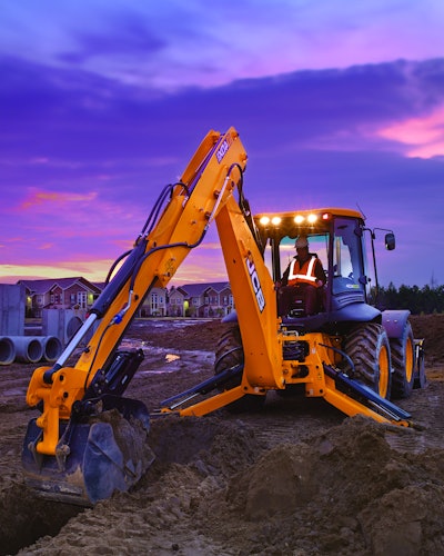Backhoes can do many tasks, such as digging trenches, moving loads and break concrete or frost with attachments.