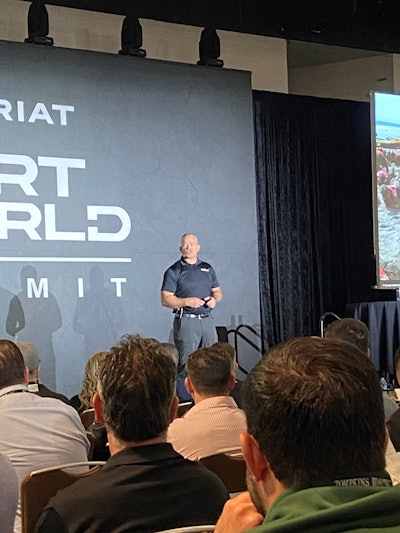Willink discusses extreme ownership at the Dirt World Summit.