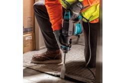 Designed for light demolition work, the SDS Plus Power Scraper features 12 adjustable bit positions for various material removal applications.