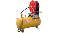 VacBuilt systems are for both mobile and shop applications. In the shop, these used oil tanks eliminate the need for centralized lube systems.