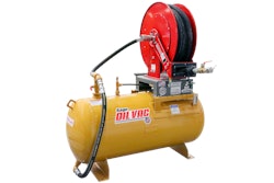 VacBuilt systems are for both mobile and shop applications. In the shop, these used oil tanks eliminate the need for centralized lube systems.