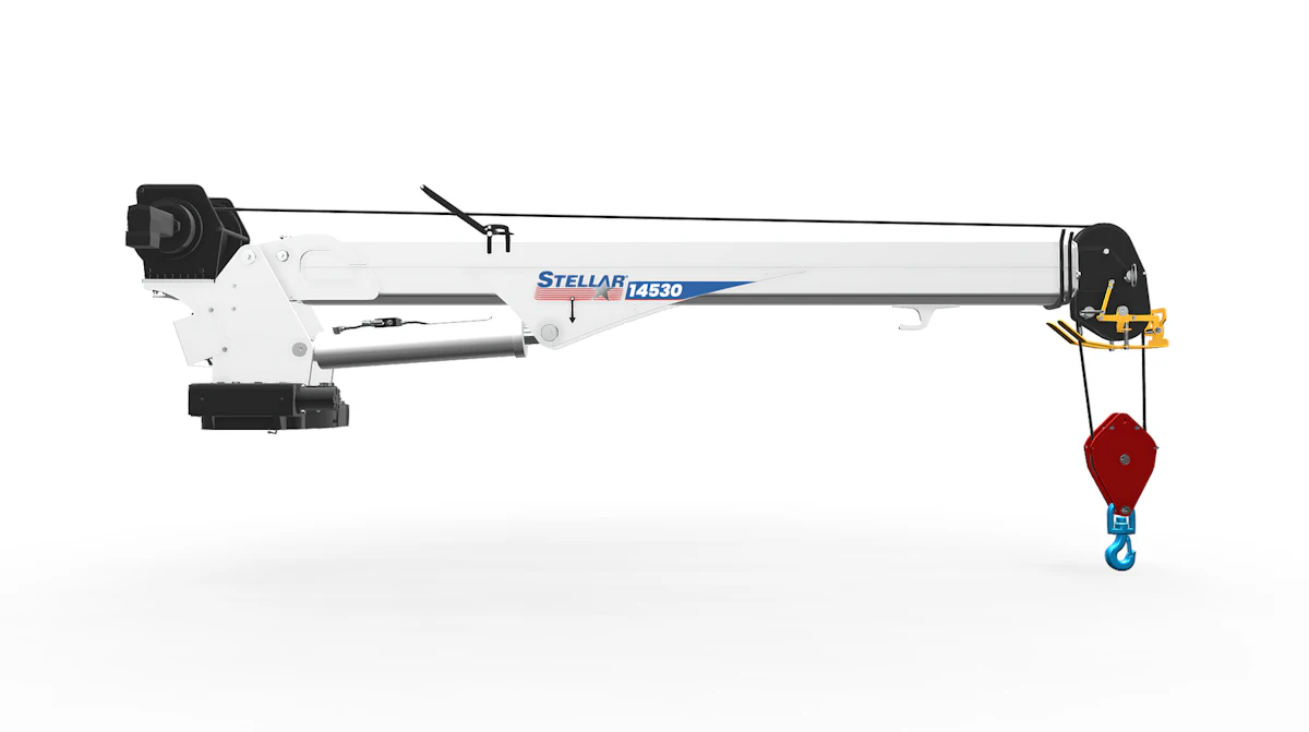 Stellar 14530 Hydraulic Service Crane with CDTpro and Range Finder From: Stellar Industries Inc. - Vimarsana News