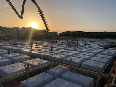 Wafflemat has been used in over 30,000,000 sf in foundations across the USA, since its introduction in 1993.