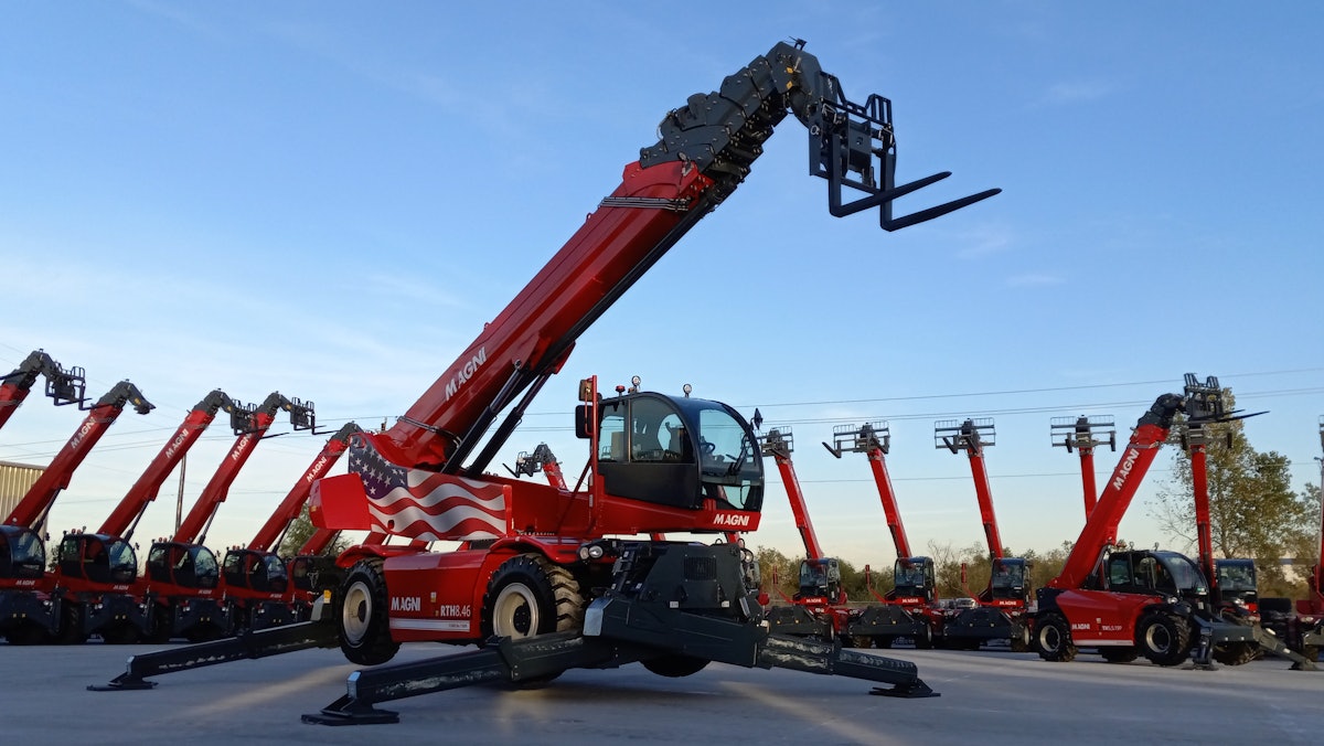 Magni RTH 8.35 and 8.46 Rotating Telehandlers From: Magni America LLC ...