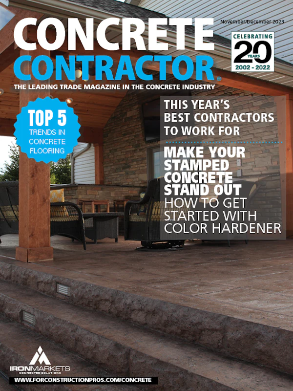 Concrete Contractor Magazine Issue Archive | For Construction Pros