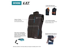 The DCV202ZL utilizes Makita 18V LXT batteries that can provide heat for up to 35 hours using one fully charged 6.0Ah LXT battery on low setting (battery not included).