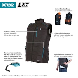 Makita heated vest 18v discount