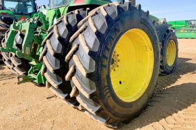 The AgraEDGE series ranges from 320/85R24 for row crop all the way up to 800/70R38 flotation applications.