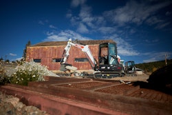 Mini excavators are ideal for clearing, grading and applying fill material to prep pathways with minimal disruption.