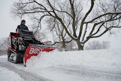 Compatible with various Toro Dingo equipment, the new snow removal products include the Snow Thrower, Snow Canopy and two snowplow blade attachments made by Toro and BOSS.