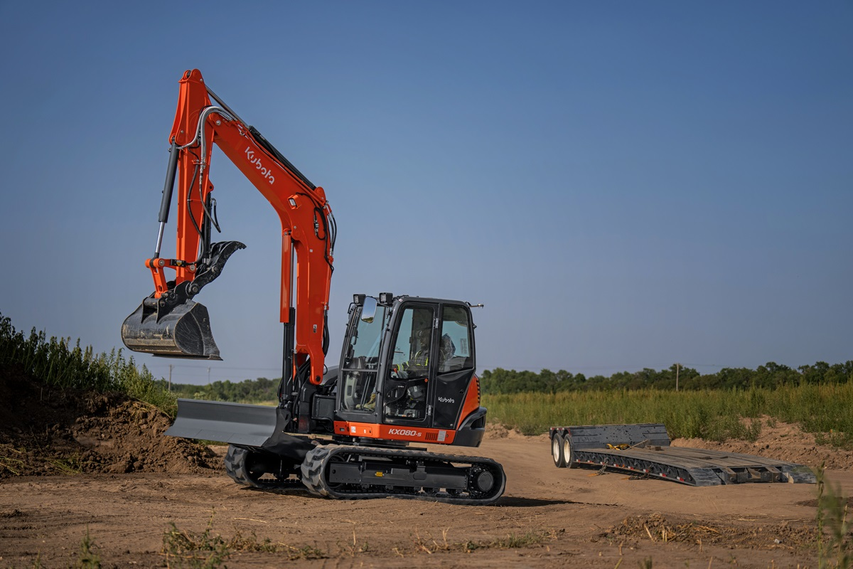 Kubota Launches KX080-5 Compact Excavator From: Kubota Tractor