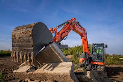 Kubota Launches KX080-5 Compact Excavator From: Kubota Tractor Corp ...