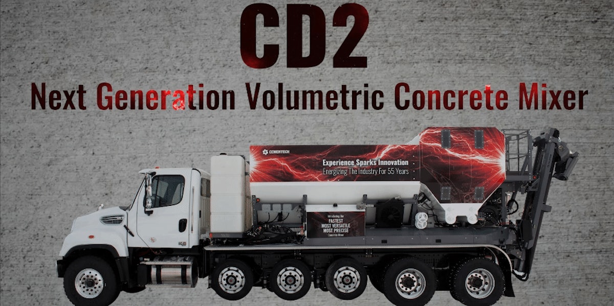 Cemen Tech Launches CD2 Dual Bin Volumetric Concrete Mixer From Cemen
