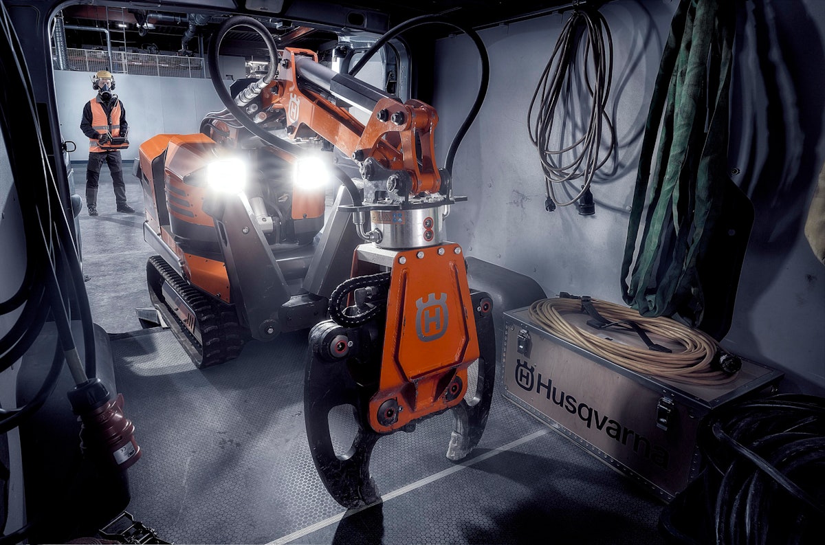Husqvarna Releases DXR 95 Demolition Robot From: Husqvarna