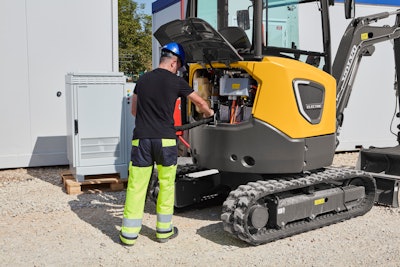 Jobs that can rack up 10,000 hours on a diesel machine might add 6,000 hours or 7,000 hours to a comparable electric machine.