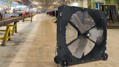 These fans feature direct-drive, three-speed motors and are deigned for general construction, demolition, oil and gas and other non-hazardous industrial work environments.