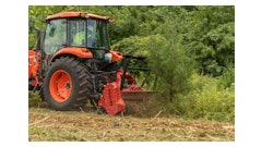 The PTO Bull Hog Mulchers can attach to any tractor with a three-point hitch and include three different size options — the RK6013P, RK6015P and RK7316P.