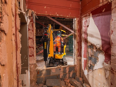 Operating indoors with electric equipment is preferred to eliminate hazardous exhaust.