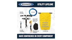 The new anchor strap fall arrest system was developed specifically for professionals who work on utility poles or similar structures.