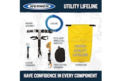 The new anchor strap fall arrest system was developed specifically for professionals who work on utility poles or similar structures.