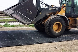 MaxiTrack is an access mat solution that can be deployed by hand for companies that need to provide temporary access for wheeled or tracked equipment weighing up to 150 tons.
