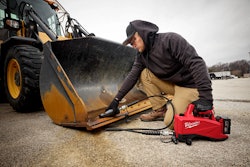 The hydraulic pump can be used for lifting equipment to perform maintenance, wedging material or equipment apart to gain clearance or splitting nuts to replace a flange.