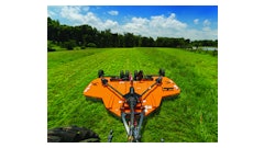 The 15-ft. Batwing is available in two models: the BW15.52 for 45- to 200-hp tractors and the heavy-duty BW15.72 for 65- to 300-hp tractors.
