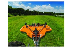 The 15-ft. Batwing is available in two models: the BW15.52 for 45- to 200-hp tractors and the heavy-duty BW15.72 for 65- to 300-hp tractors.