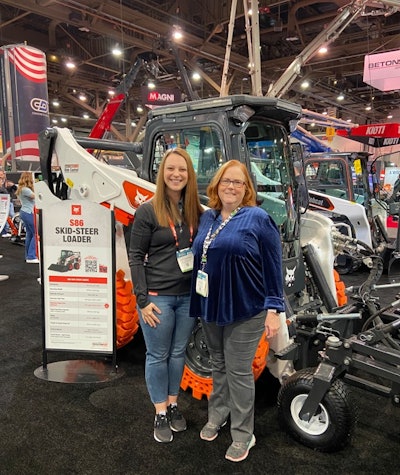 So great to meet Erika Schrader (finally) during World of Concrete