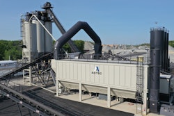 Principio Asphalt's new asphalt plant, 400-tph Double Barrel drum mixer plant from Astec, York Belvedere Sand & Gravel in North East, MD.