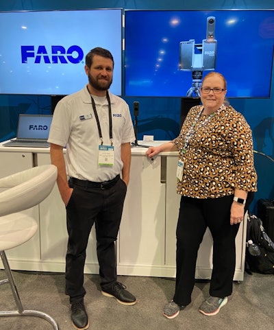 FARO shared the Flatness Check app. With an iPad, end users can quickly analyze how flat a surface is. The time required is about 4 minutes.