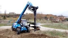 New attachments include: an auger tool, a truss boom, two multi-purpose buckets and two new carriage options.