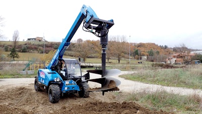 New attachments include: an auger tool, a truss boom, two multi-purpose buckets and two new carriage options.