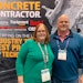 Lori Ditoro and Dennis Howard meet for the first time during World of Concrete.