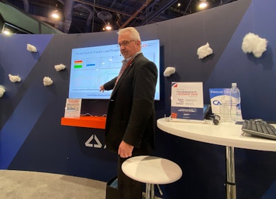 The presentation at the Command Alkon booth