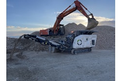 Powered by a 100-hp Doosan Tier 4 final engine, the impact crusher can be used for crushing and stockpiling in diverse recycling applications.