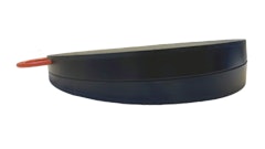 The 24-in. diameter LevelRight will accept up to a 20-in. square or 24-in. round outrigger float.