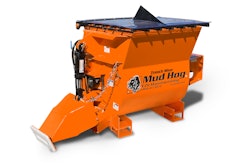 The Mobile Mug Hog Trench Mixer can be used with walk-behind and standard- or full-sized skid steers.