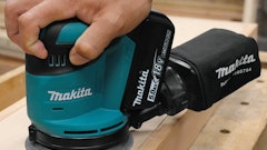 Equipped with a large flush-mounted paddle switch, the 5-in. Angle Grinder features a compact design with a 2.5-in. diameter barrel grip.