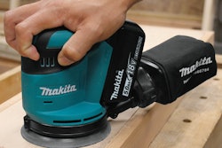 Equipped with a large flush-mounted paddle switch, the 5-in. Angle Grinder features a compact design with a 2.5-in. diameter barrel grip.