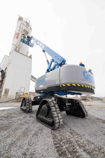 Genie's next-generation TraX system delivers reduced maintenance costs.