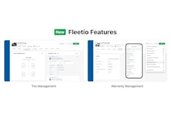 The new features include Tire Management, Warranty Management, Sensor Data Snapshots and Enhanced Service Tasks.