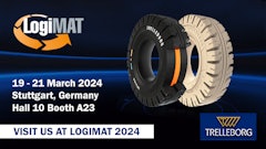 This tire is available in a variety of rubber compounds, including ProTEX: a non-marking electrically conducting compound engineered for material handling applications operating in potentially explosive environments.