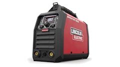 Operators can weld up to 5/32-in. electrodes (6010/7018) and can choose a dedicated 6010 mode for cellulosic stick electrodes.