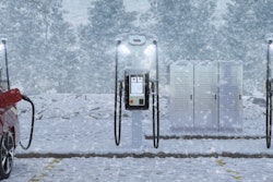The Level 3 DC fast charger is designed for supporting electric vehicles and fleets in outdoor areas.