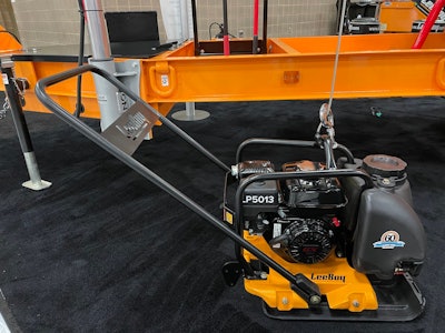 Powered by a 5.5-hp Honda GX160 engine, the LB5013 features a travel speed of 96 ft. per minute and generates 5,500 vibrations per minute.