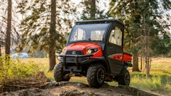 The RTV520 Crossroads Edition comes with a factory-installed package that includes several accessories such as full cab with tilt out windshield, sliding windows, LED front and rear work lights and a cargo mat.